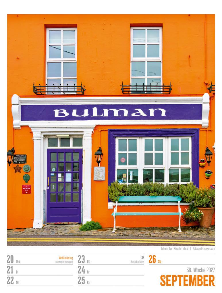 Weitere Ansicht: StadtBilder Wochenplaner Kalender 2027 | Ackermann Kunstverlag GmbH