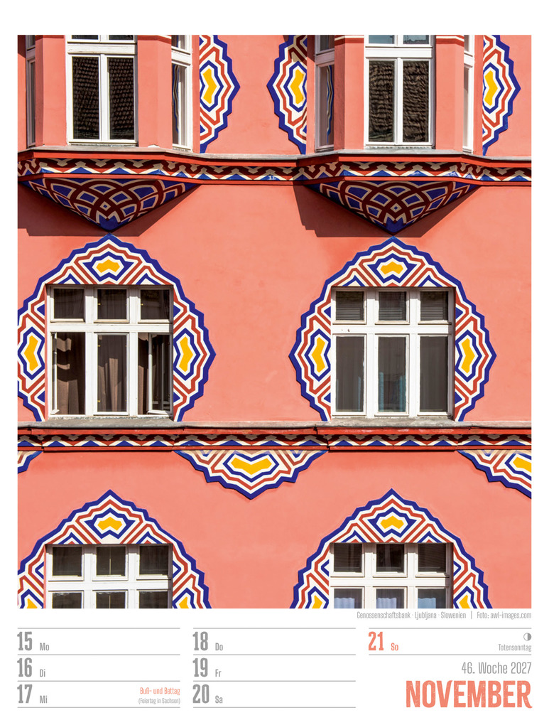 Weitere Ansicht: StadtBilder Wochenplaner Kalender 2027 | Ackermann Kunstverlag GmbH