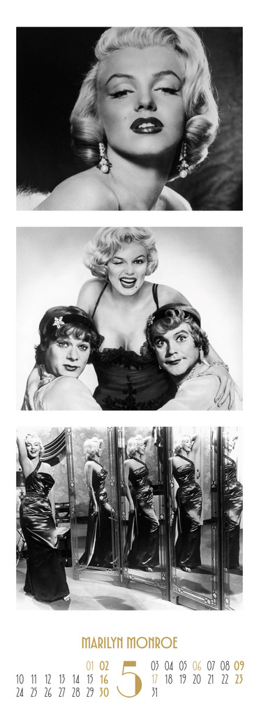 Weitere Ansicht: Ikonen Triplet-Kalender 2027 | Kino-Legenden der 50er und 60er | Ackermann Kunstverlag GmbH