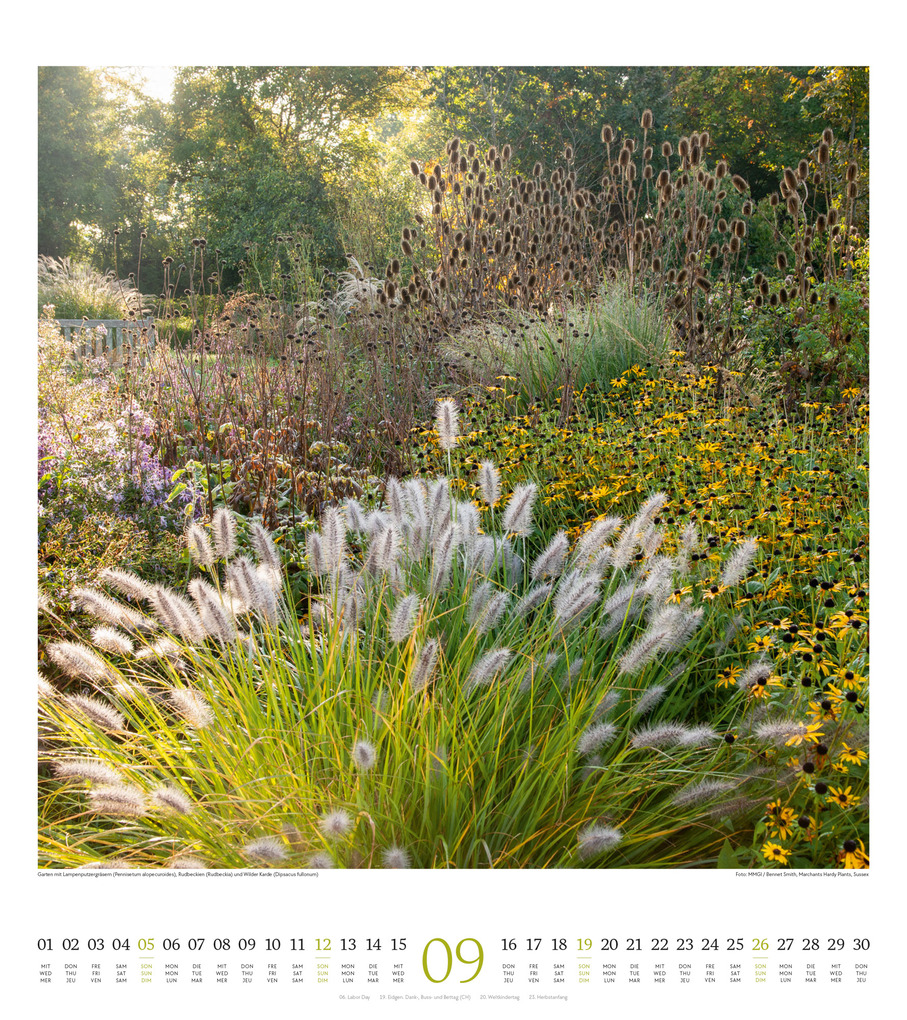 Weitere Ansicht: Paradiesische Gärten Kalender 2027 | Ackermann Kunstverlag GmbH
