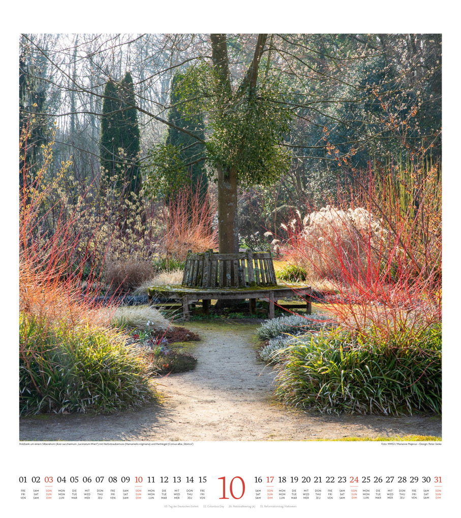 Weitere Ansicht: Paradiesische Gärten Kalender 2027 | Ackermann Kunstverlag GmbH