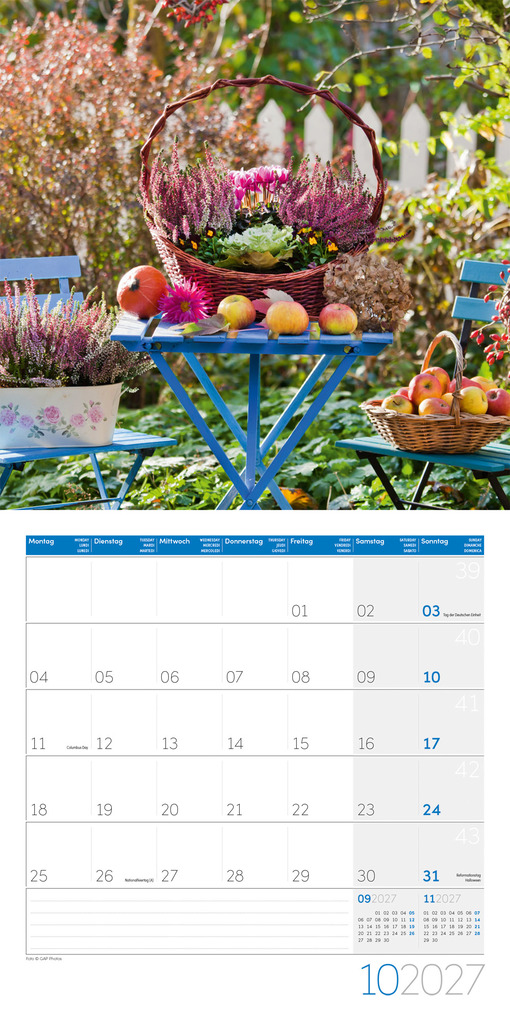 Weitere Ansicht: Landleben Kalender 2027 - 30x30 - Art12 | Ackermann Kunstverlag GmbH