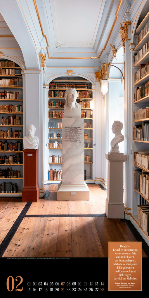 Weitere Ansicht: Lust am Lesen Literatur-Kalender 2027 | Ackermann Kunstverlag GmbH