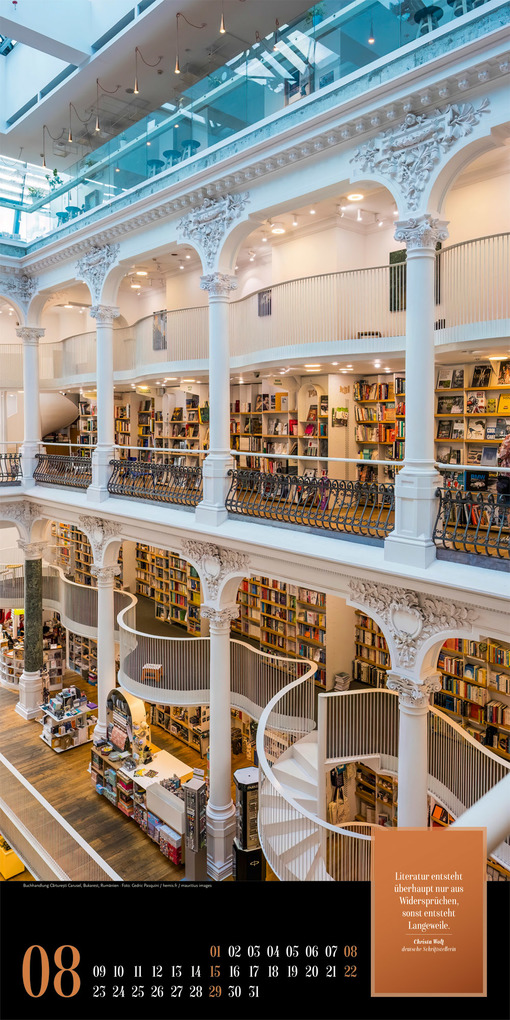 Weitere Ansicht: Lust am Lesen Literatur-Kalender 2027 | Ackermann Kunstverlag GmbH