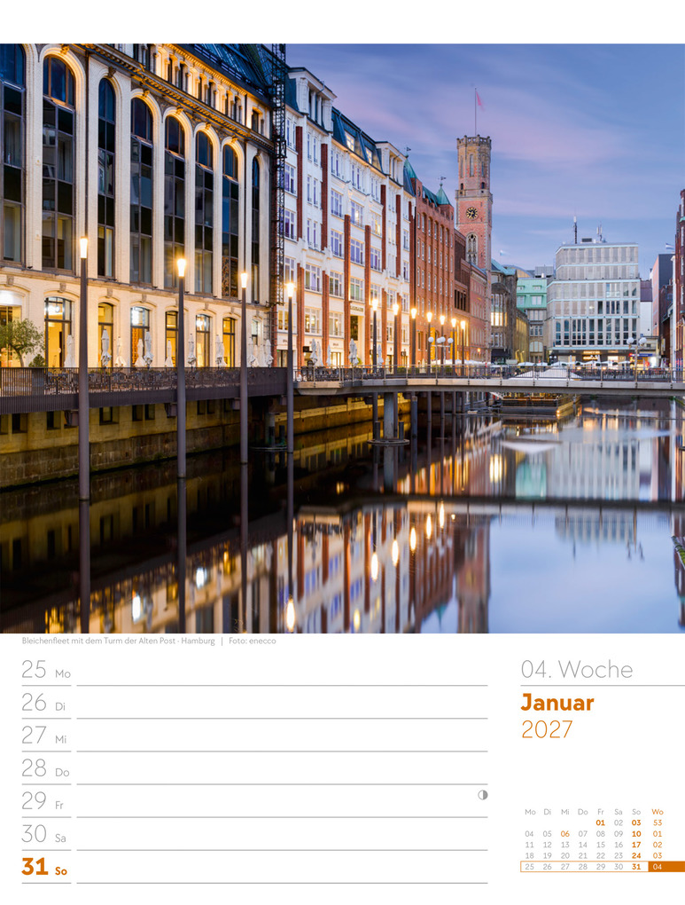 Weitere Ansicht: Malerisches Deutschland Wochenplaner Kalender 2027 | Ackermann Kunstverlag GmbH
