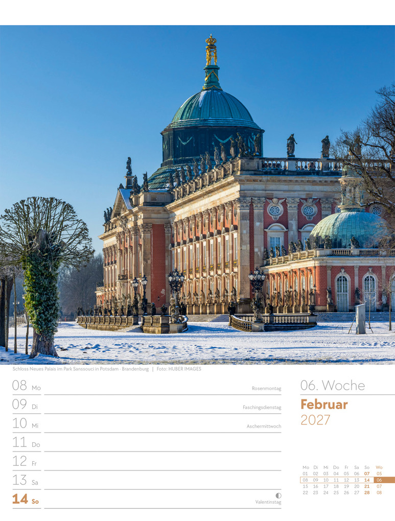 Weitere Ansicht: Malerisches Deutschland Wochenplaner Kalender 2027 | Ackermann Kunstverlag GmbH
