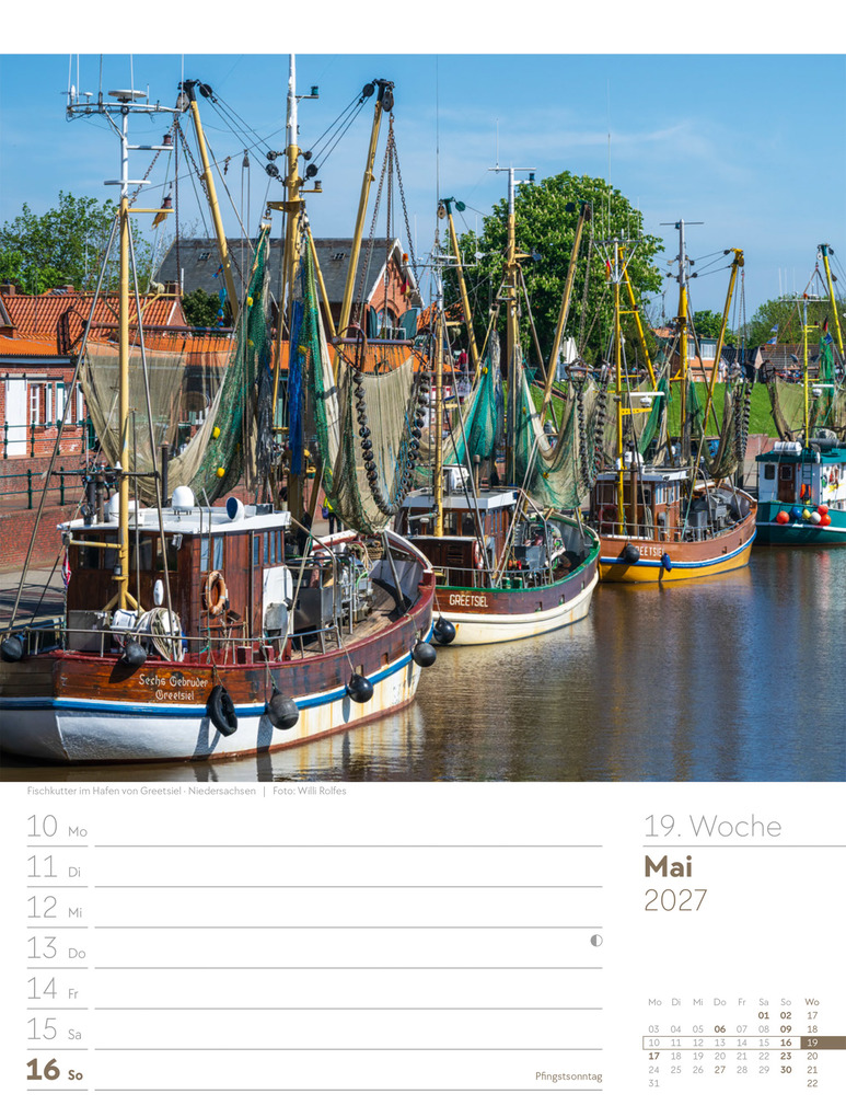 Weitere Ansicht: Malerisches Deutschland Wochenplaner Kalender 2027 | Ackermann Kunstverlag GmbH