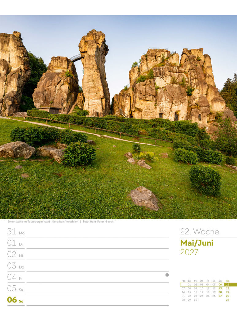 Weitere Ansicht: Malerisches Deutschland Wochenplaner Kalender 2027 | Ackermann Kunstverlag GmbH