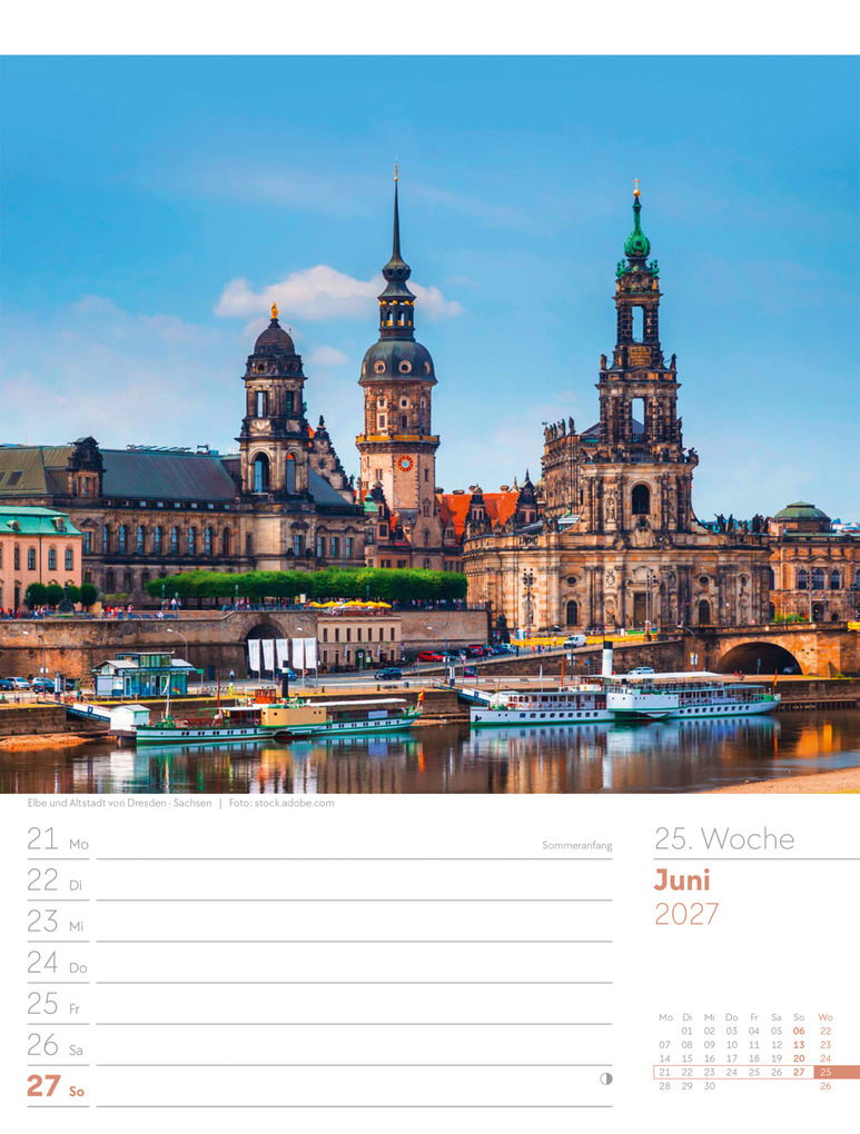 Weitere Ansicht: Malerisches Deutschland Wochenplaner Kalender 2027 | Ackermann Kunstverlag GmbH