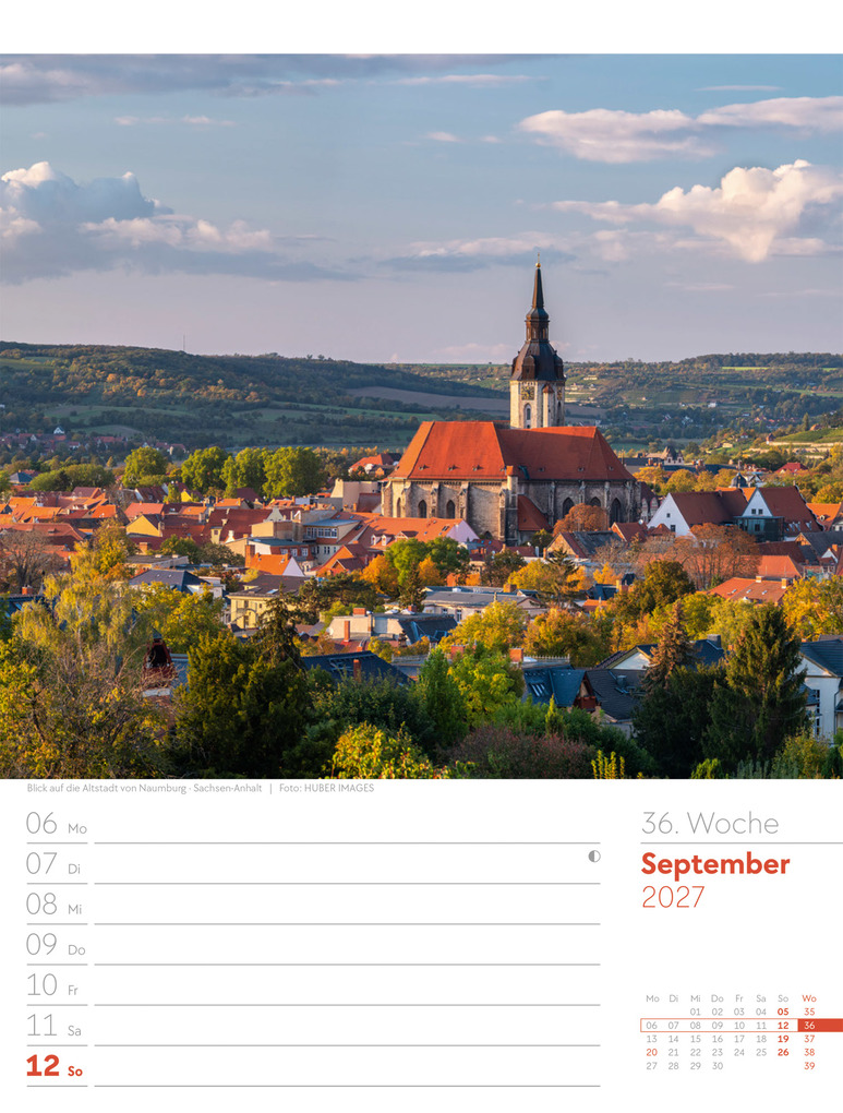 Weitere Ansicht: Malerisches Deutschland Wochenplaner Kalender 2027 | Ackermann Kunstverlag GmbH