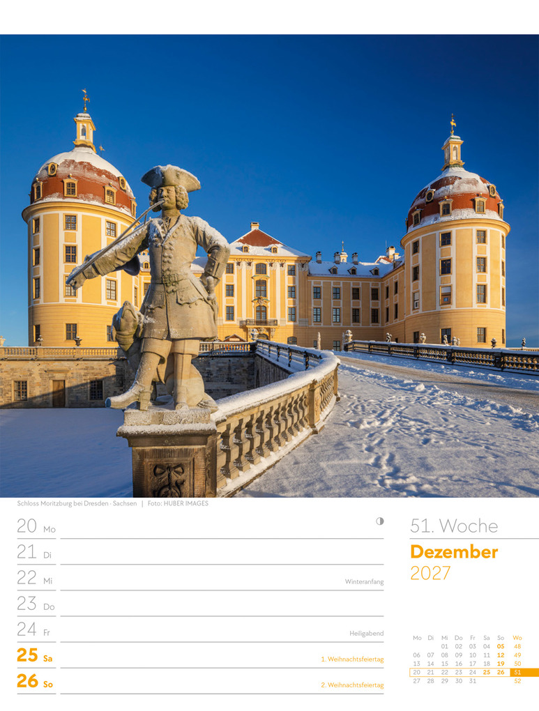 Weitere Ansicht: Malerisches Deutschland Wochenplaner Kalender 2027 | Ackermann Kunstverlag GmbH