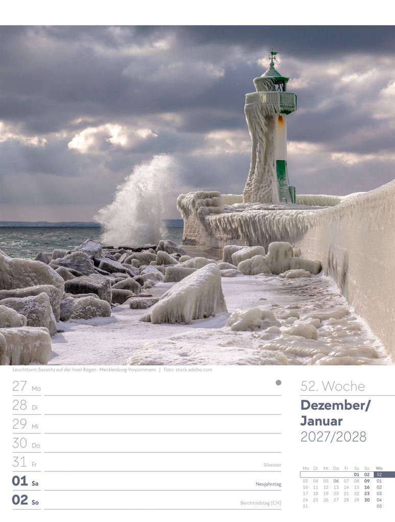 Weitere Ansicht: Malerisches Deutschland Wochenplaner Kalender 2027 | Ackermann Kunstverlag GmbH