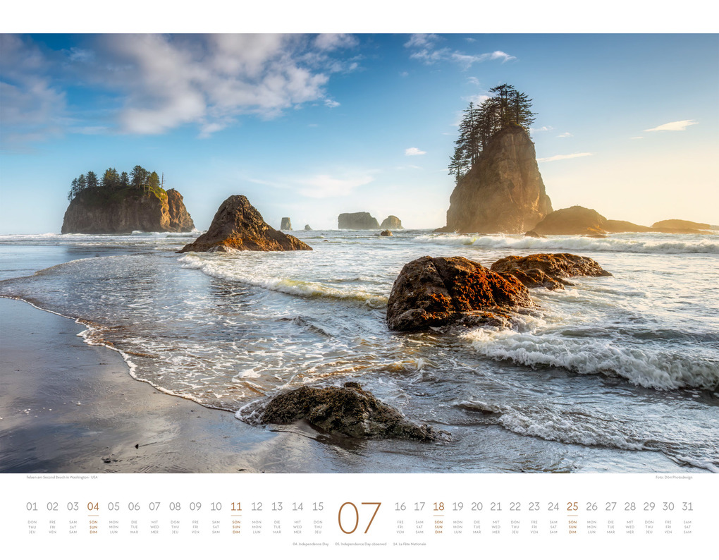 Weitere Ansicht: Geheime Paradiese Kalender 2027 | Ackermann Kunstverlag GmbH