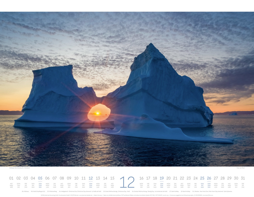 Weitere Ansicht: Geheime Paradiese Kalender 2027 | Ackermann Kunstverlag GmbH