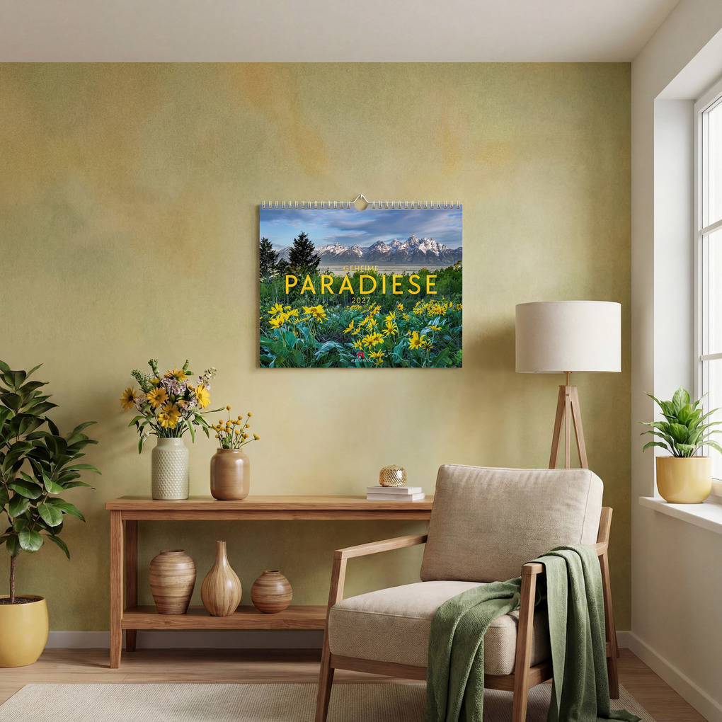 Weitere Ansicht: Geheime Paradiese Kalender 2027 | Ackermann Kunstverlag GmbH