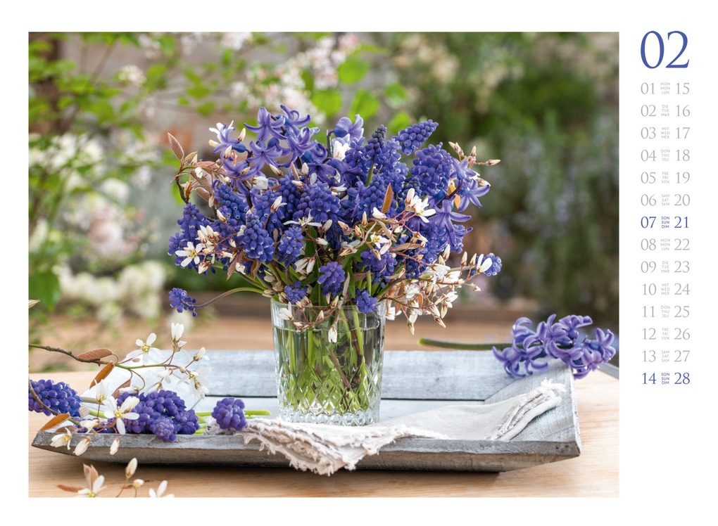 Weitere Ansicht: Blumenzauber Kalender 2027 | Ackermann Kunstverlag GmbH