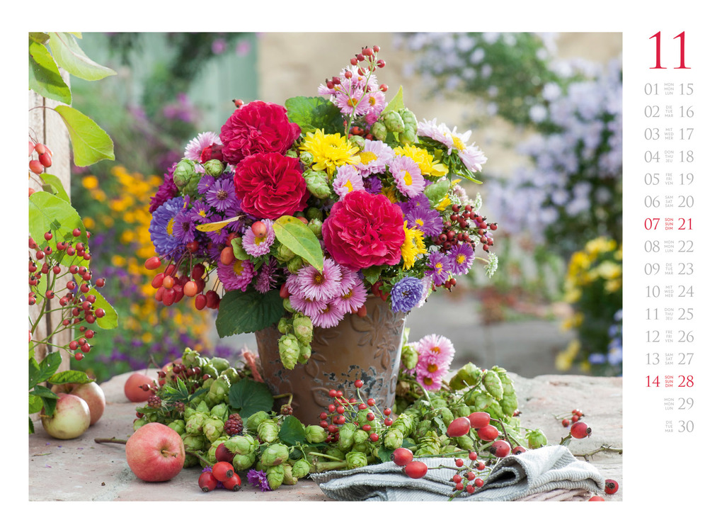 Weitere Ansicht: Blumenzauber Kalender 2027 | Ackermann Kunstverlag GmbH