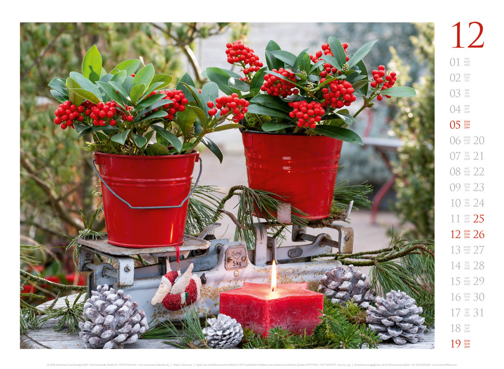 Weitere Ansicht: Blumenzauber Kalender 2027 | Ackermann Kunstverlag GmbH