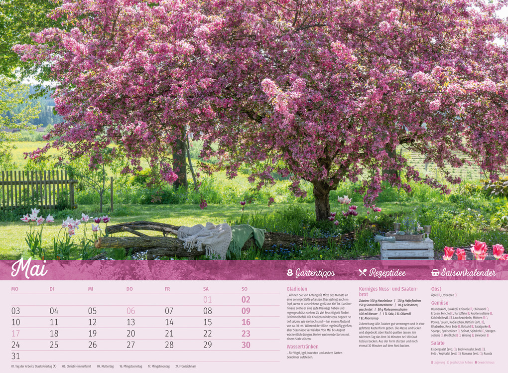 Weitere Ansicht: Landliebe Garten-Kalender 2027 | Ackermann Kunstverlag GmbH