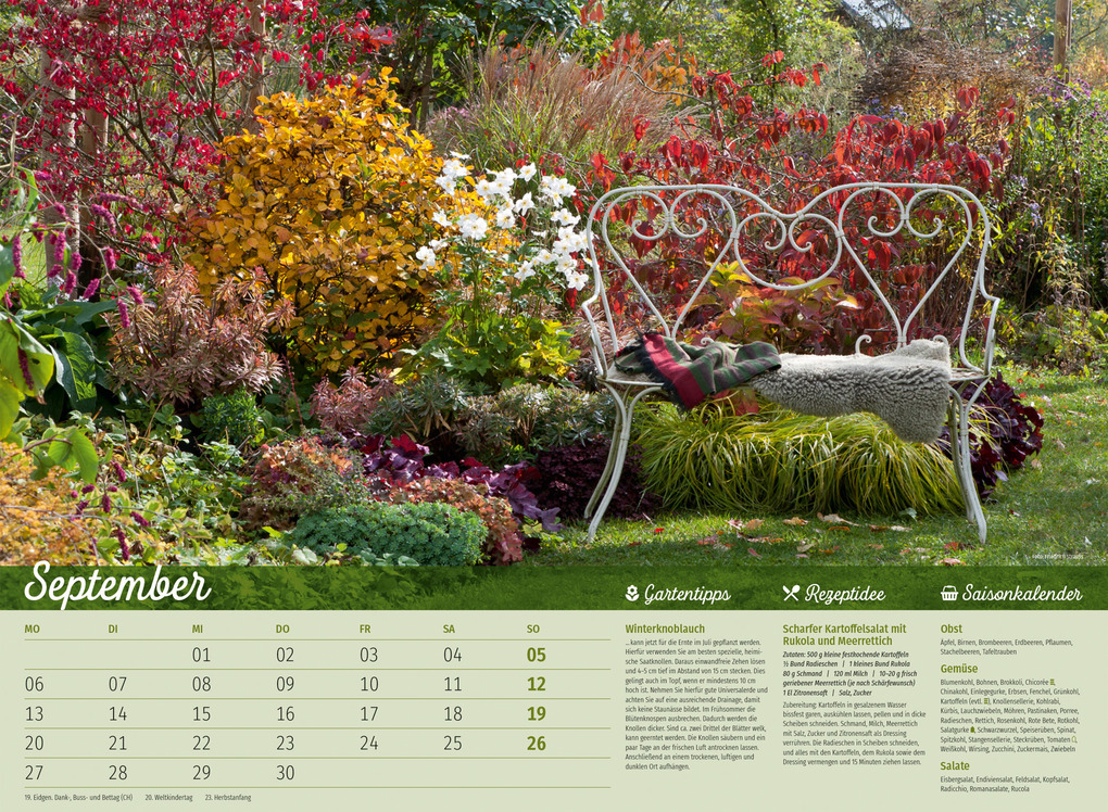 Weitere Ansicht: Landliebe Garten-Kalender 2027 | Ackermann Kunstverlag GmbH