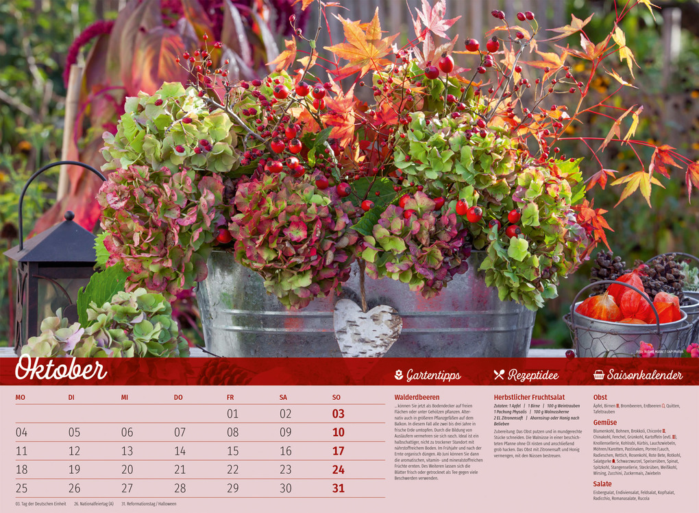 Weitere Ansicht: Landliebe Garten-Kalender 2027 | Ackermann Kunstverlag GmbH