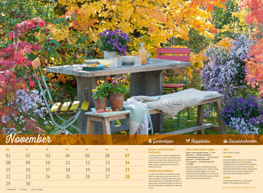 Weitere Ansicht: Landliebe Garten-Kalender 2027 | Ackermann Kunstverlag GmbH