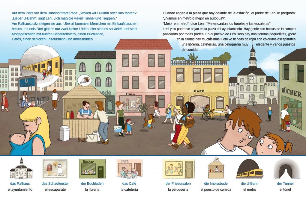 Weitere Ansicht: In der Stadt (Deutsch-Spanisch) | Ulrike Fischer