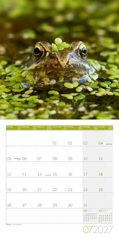 Weitere Ansicht: Gartenfreunde Kalender 2027 - 30x30 - Art12 | Ackermann Kunstverlag GmbH