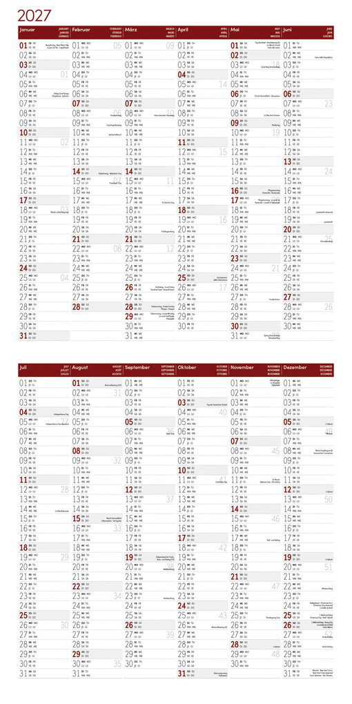 Weitere Ansicht: Lokomotiven Kalender 2027 - 30x30 - Art12 | Ackermann Kunstverlag GmbH