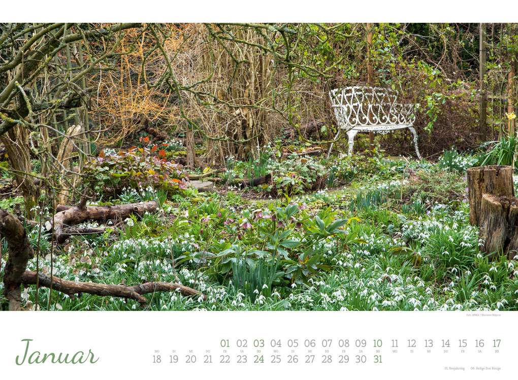 Weitere Ansicht: Zauberhafte Landgärten Kalender 2027 | Ackermann Kunstverlag GmbH