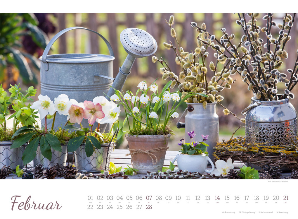 Weitere Ansicht: Zauberhafte Landgärten Kalender 2027 | Ackermann Kunstverlag GmbH