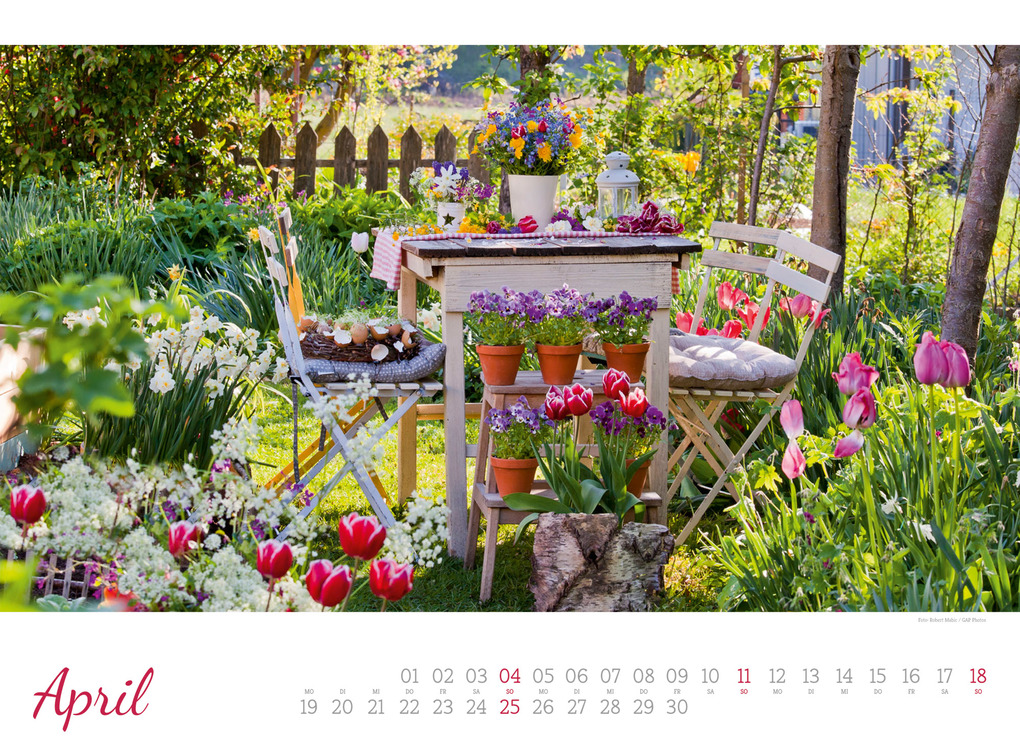 Weitere Ansicht: Zauberhafte Landgärten Kalender 2027 | Ackermann Kunstverlag GmbH