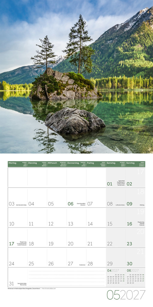 Weitere Ansicht: Atempause Kalender 2027 - 30x30 - Art12 | Ackermann Kunstverlag GmbH