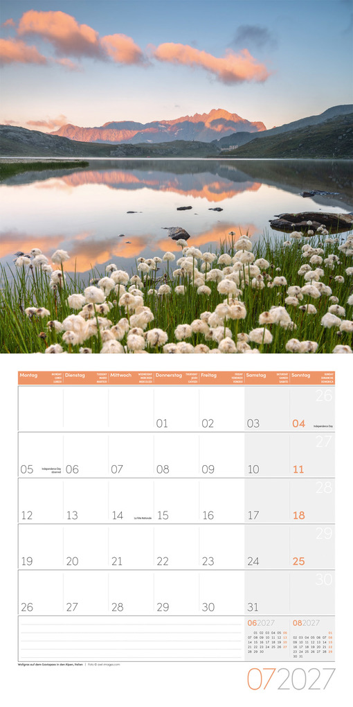 Weitere Ansicht: Atempause Kalender 2027 - 30x30 - Art12 | Ackermann Kunstverlag GmbH