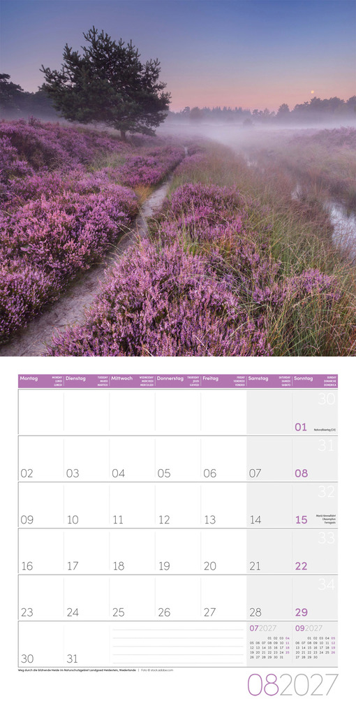 Weitere Ansicht: Atempause Kalender 2027 - 30x30 - Art12 | Ackermann Kunstverlag GmbH