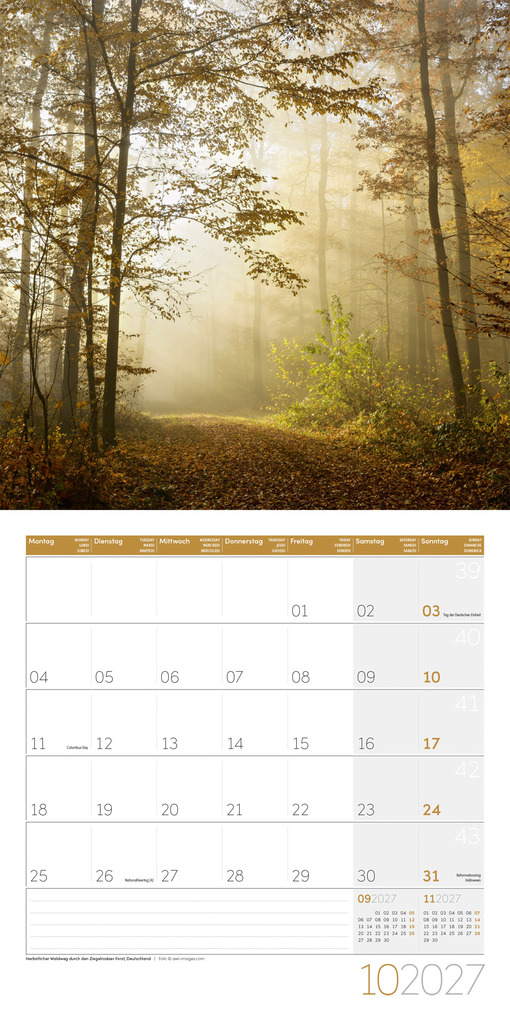 Weitere Ansicht: Atempause Kalender 2027 - 30x30 - Art12 | Ackermann Kunstverlag GmbH