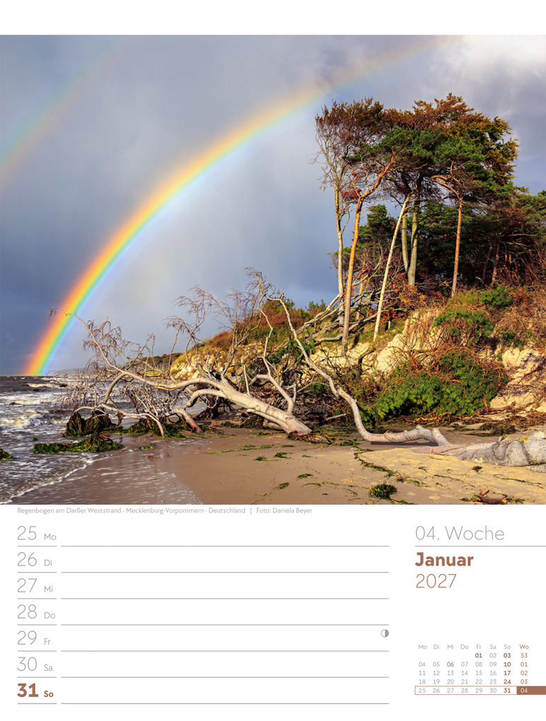 Weitere Ansicht: Am Meer Wochenplaner Kalender 2027 | Ackermann Kunstverlag GmbH