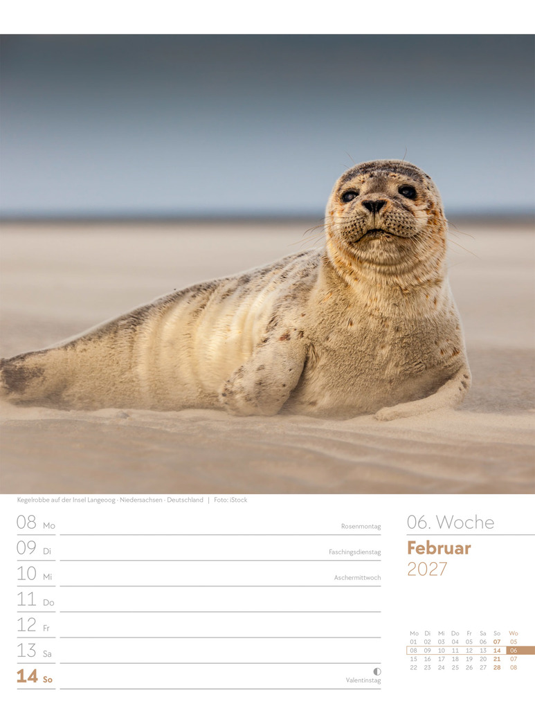 Weitere Ansicht: Am Meer Wochenplaner Kalender 2027 | Ackermann Kunstverlag GmbH