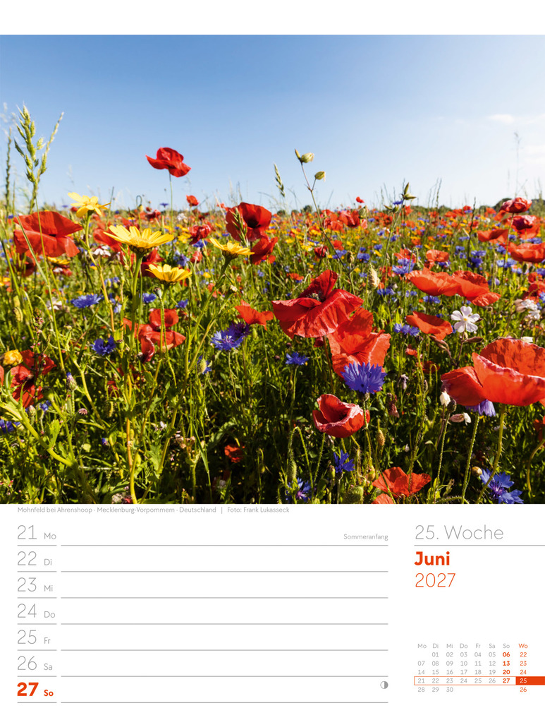 Weitere Ansicht: Am Meer Wochenplaner Kalender 2027 | Ackermann Kunstverlag GmbH