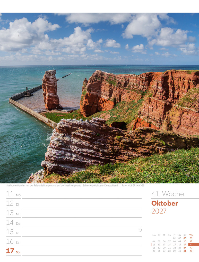 Weitere Ansicht: Am Meer Wochenplaner Kalender 2027 | Ackermann Kunstverlag GmbH