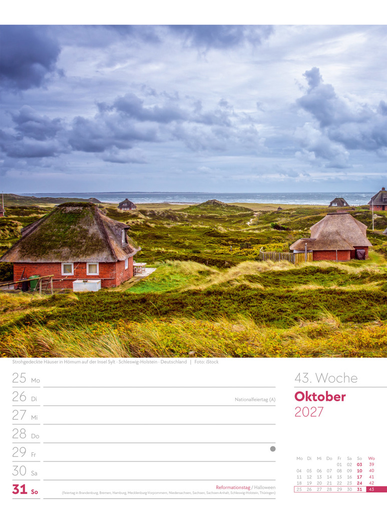 Weitere Ansicht: Am Meer Wochenplaner Kalender 2027 | Ackermann Kunstverlag GmbH