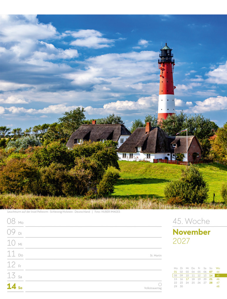 Weitere Ansicht: Am Meer Wochenplaner Kalender 2027 | Ackermann Kunstverlag GmbH