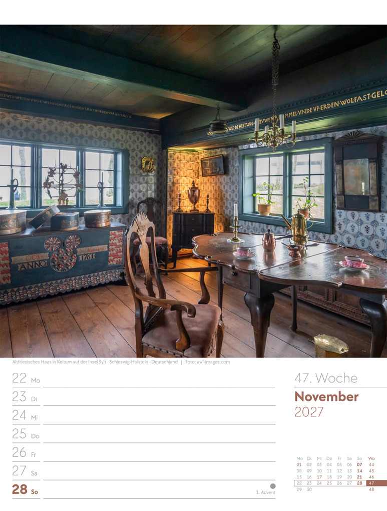 Weitere Ansicht: Am Meer Wochenplaner Kalender 2027 | Ackermann Kunstverlag GmbH