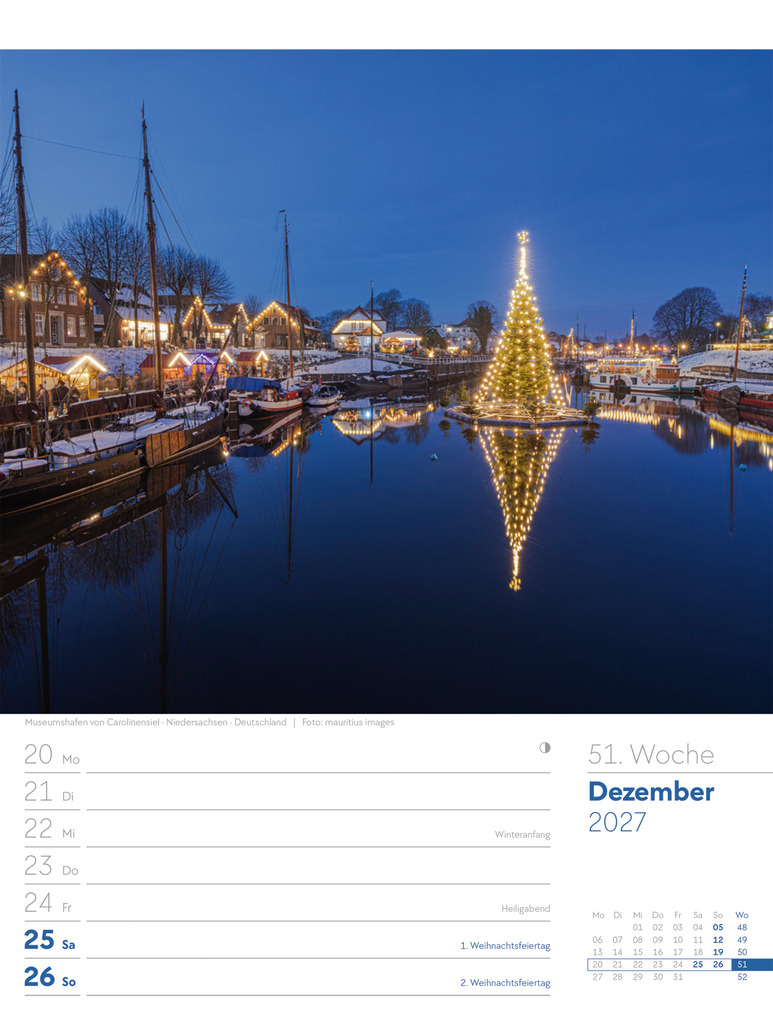 Weitere Ansicht: Am Meer Wochenplaner Kalender 2027 | Ackermann Kunstverlag GmbH