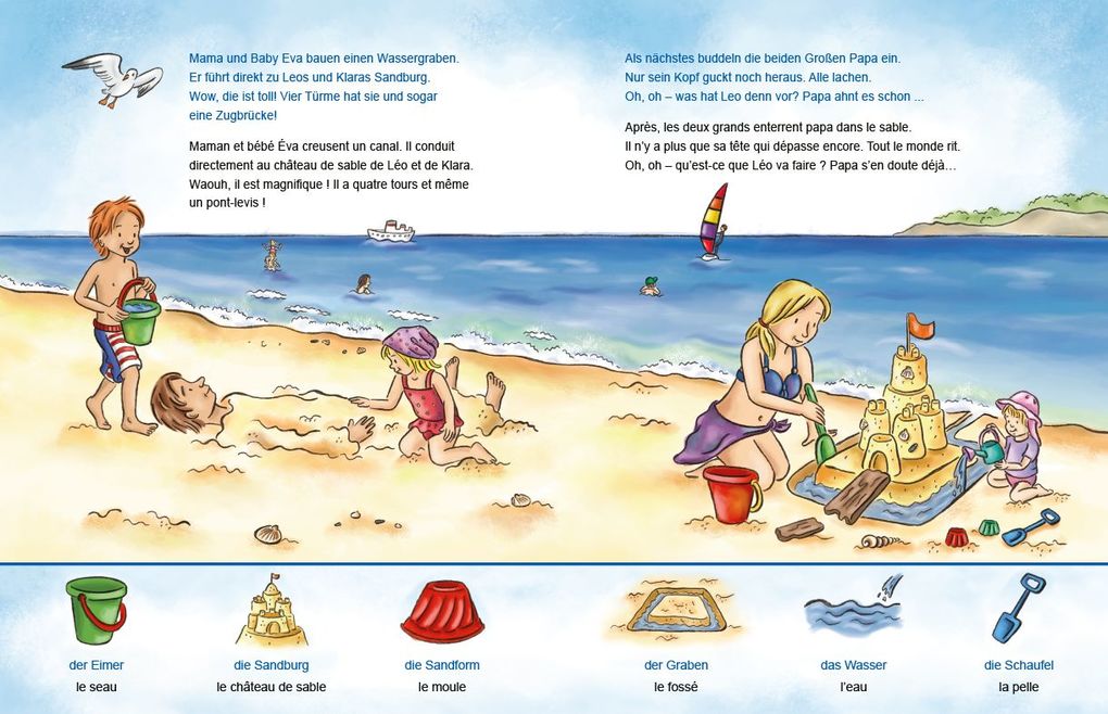 Weitere Ansicht: Am Meer (Deutsch-Französisch) | Susanne Böse