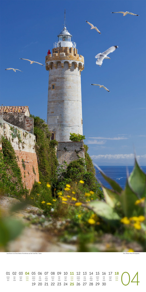 Weitere Ansicht: Leuchttürme Kalender 2027 | Ackermann Kunstverlag GmbH