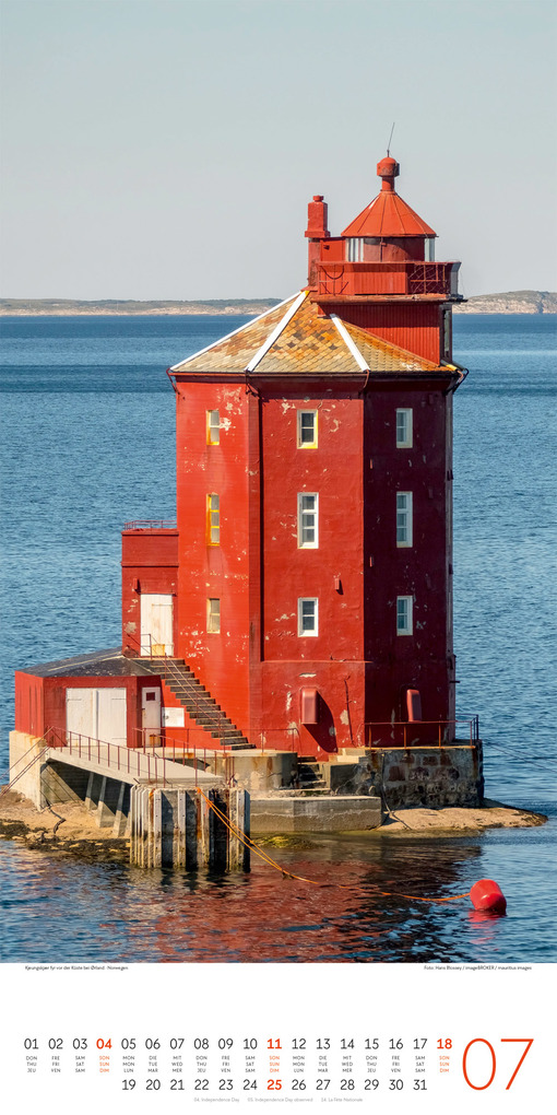 Weitere Ansicht: Leuchttürme Kalender 2027 | Ackermann Kunstverlag GmbH