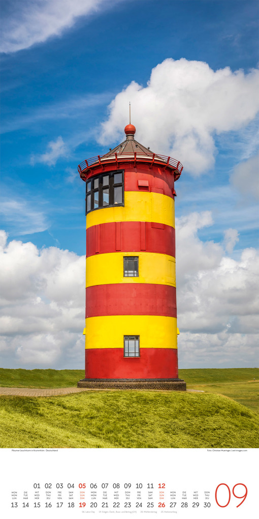 Weitere Ansicht: Leuchttürme Kalender 2027 | Ackermann Kunstverlag GmbH