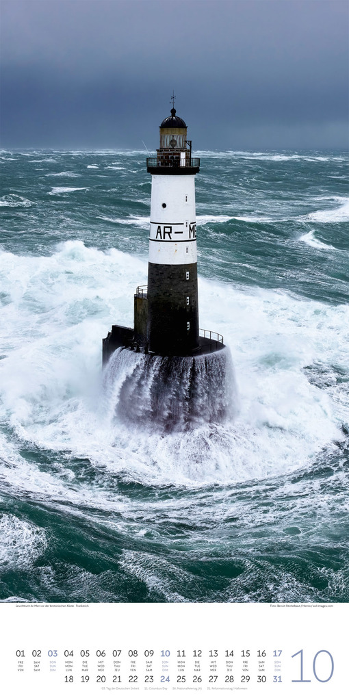 Weitere Ansicht: Leuchttürme Kalender 2027 | Ackermann Kunstverlag GmbH
