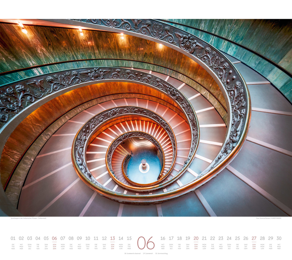 Weitere Ansicht: Treppen Kalender 2027 | Ackermann Kunstverlag GmbH